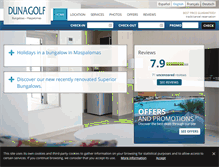 Tablet Screenshot of dunagolf.com
